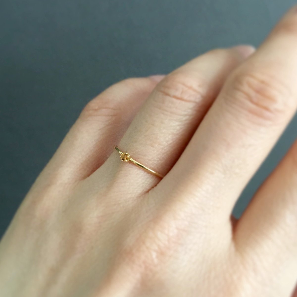 18K Yellow Gold on Model