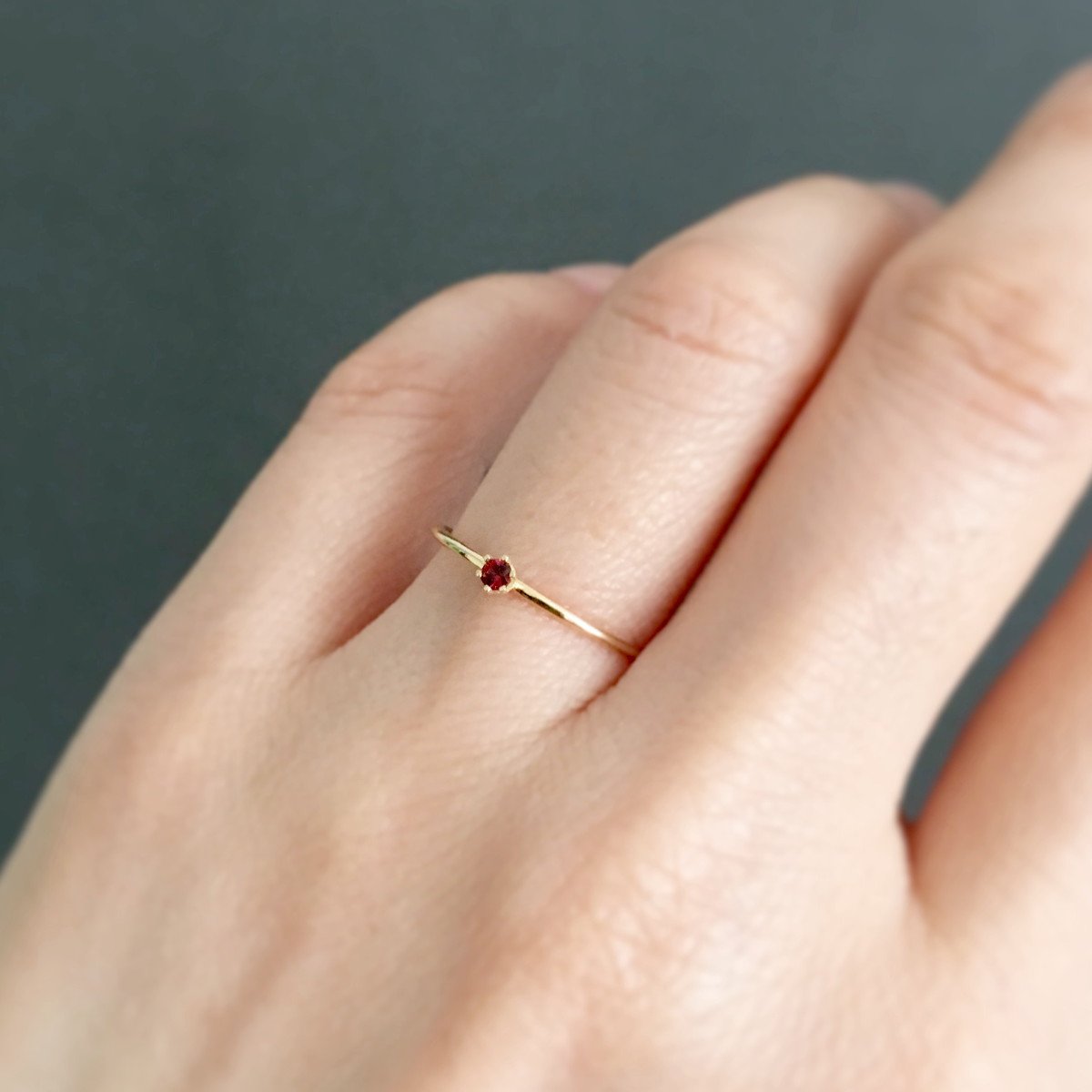 18K Yellow Gold on Model