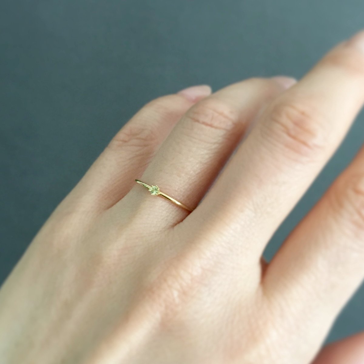 18K Yellow Gold on Model