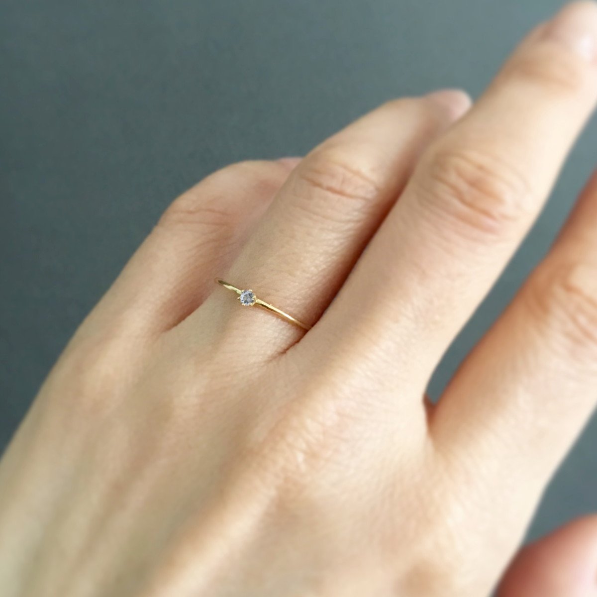 18K Yellow Gold on Model