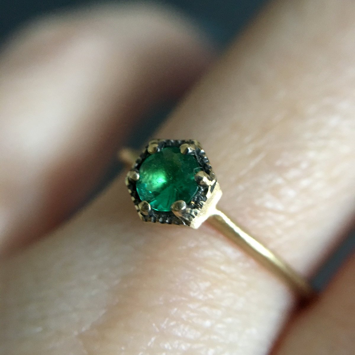 18K Yellow Gold on Model