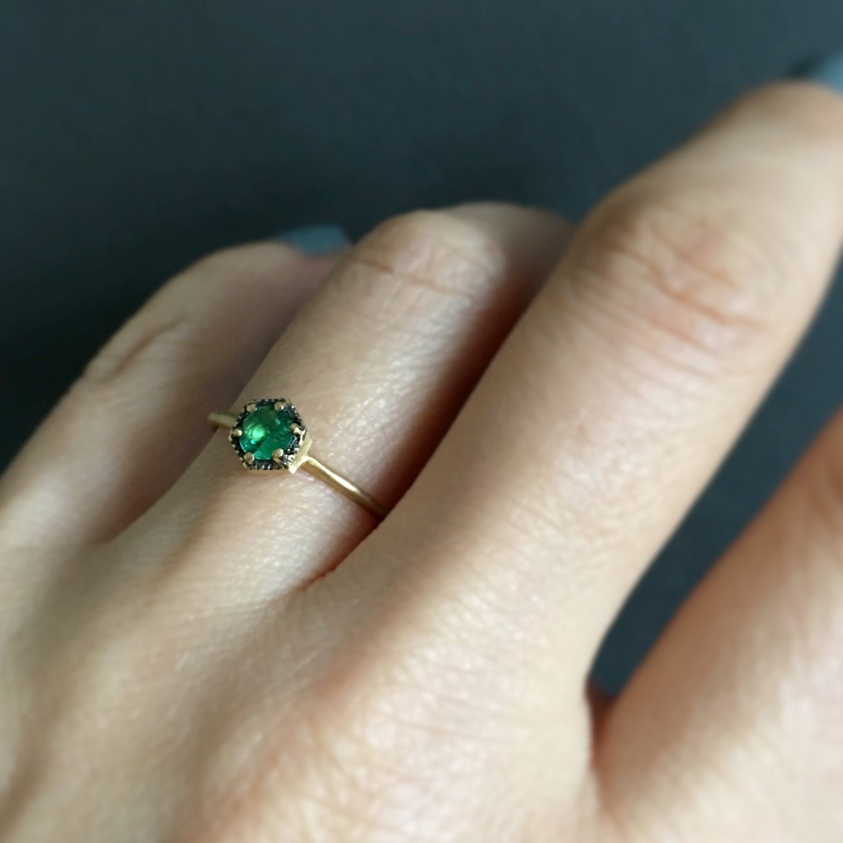 18K Yellow Gold on Model
