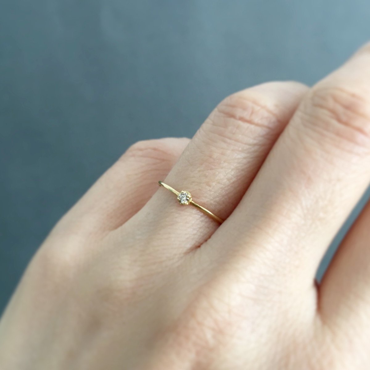 18K Yellow Gold on Model