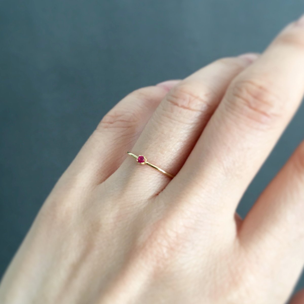 18K Yellow Gold on Model