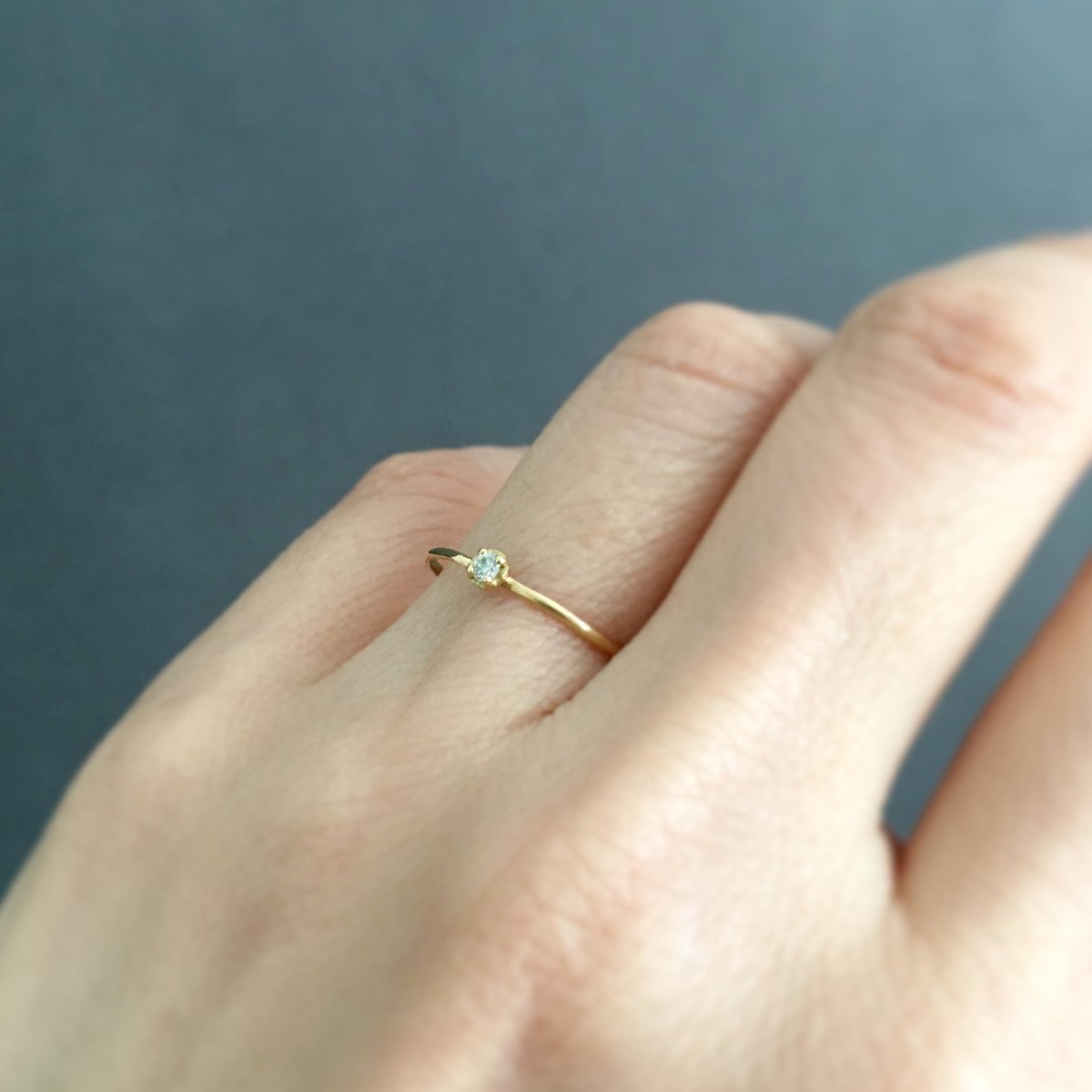 18K Yellow Gold on Model