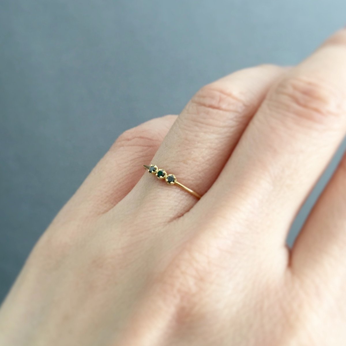 18K Yellow Gold on Model