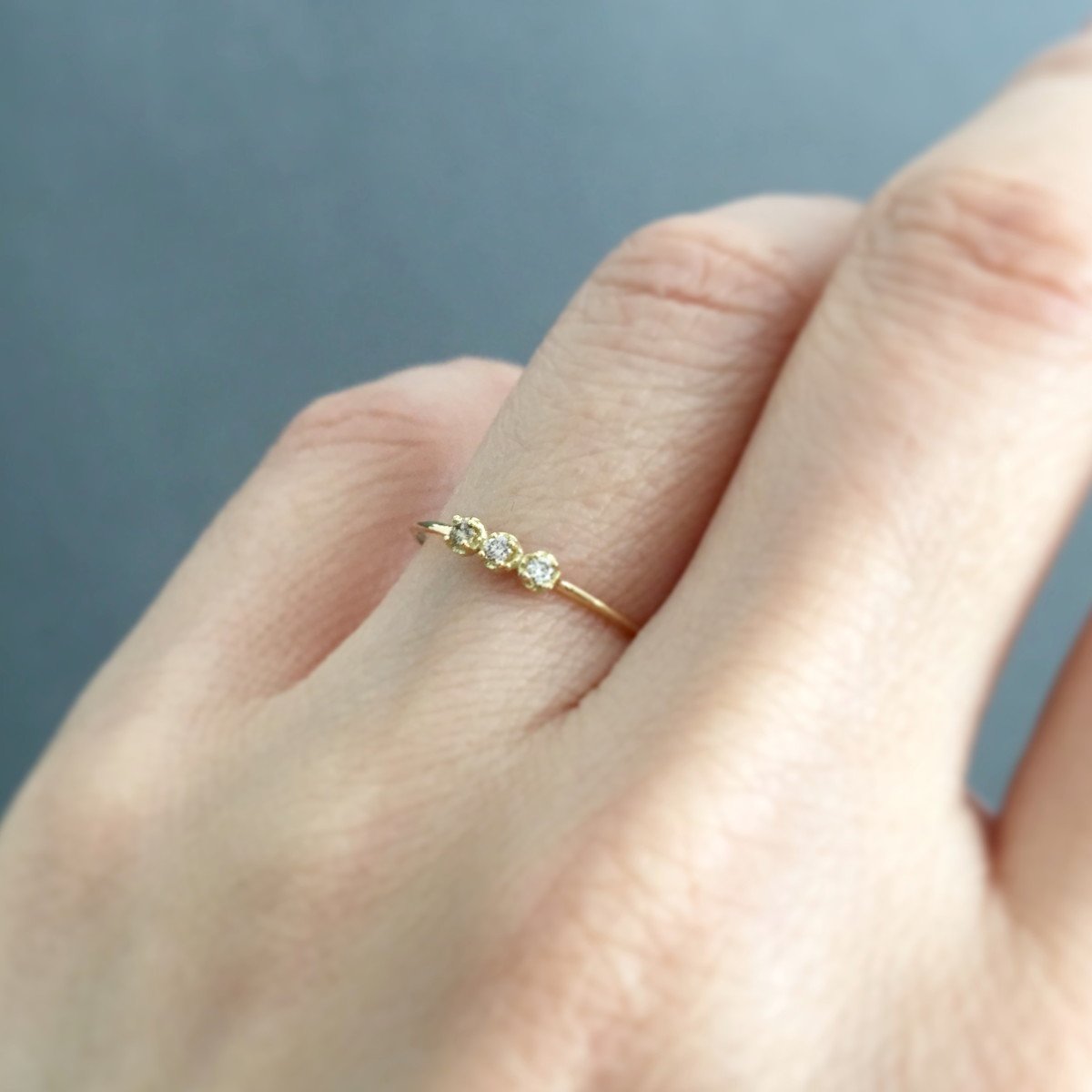18K Yellow Gold on Model
