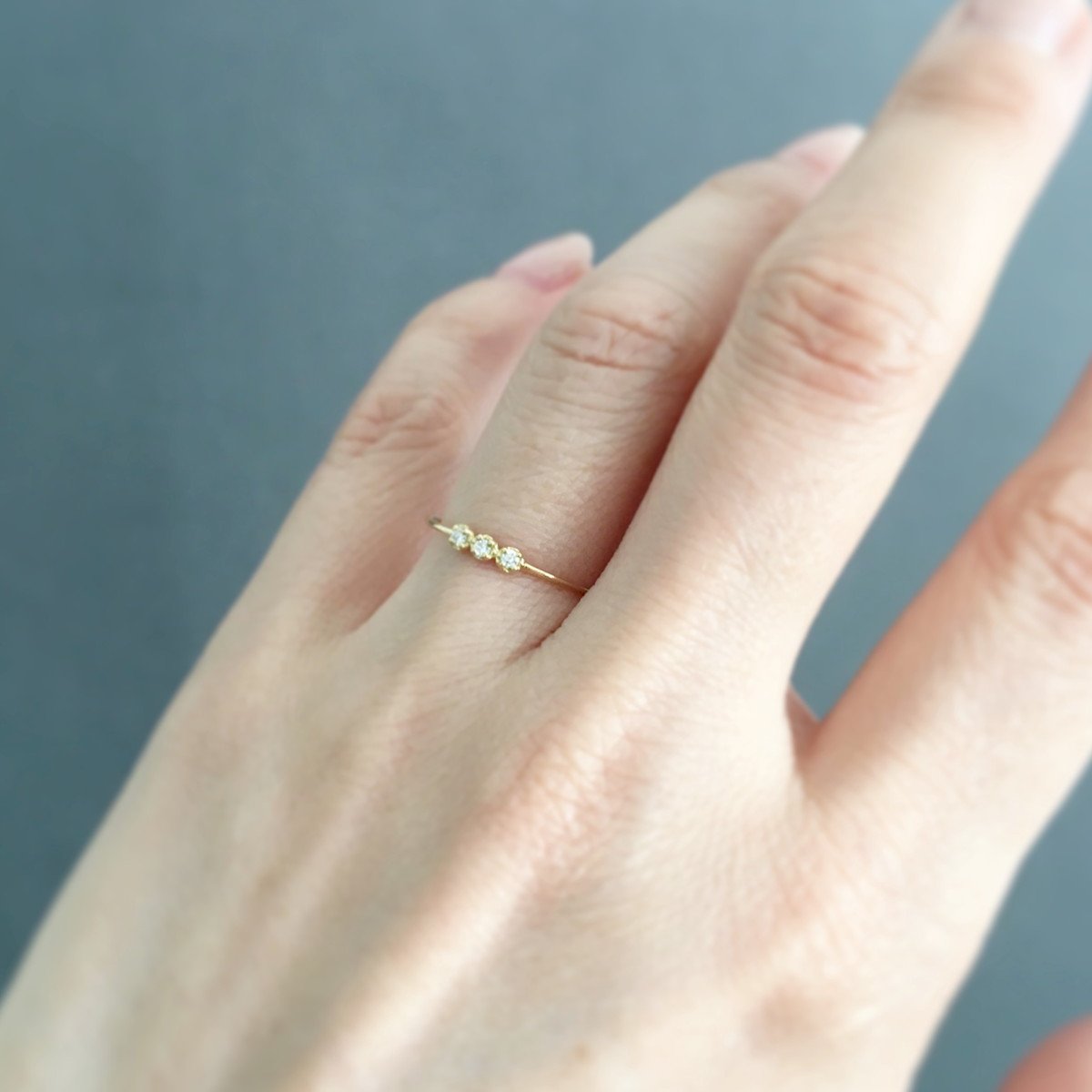 18K Yellow Gold on Model