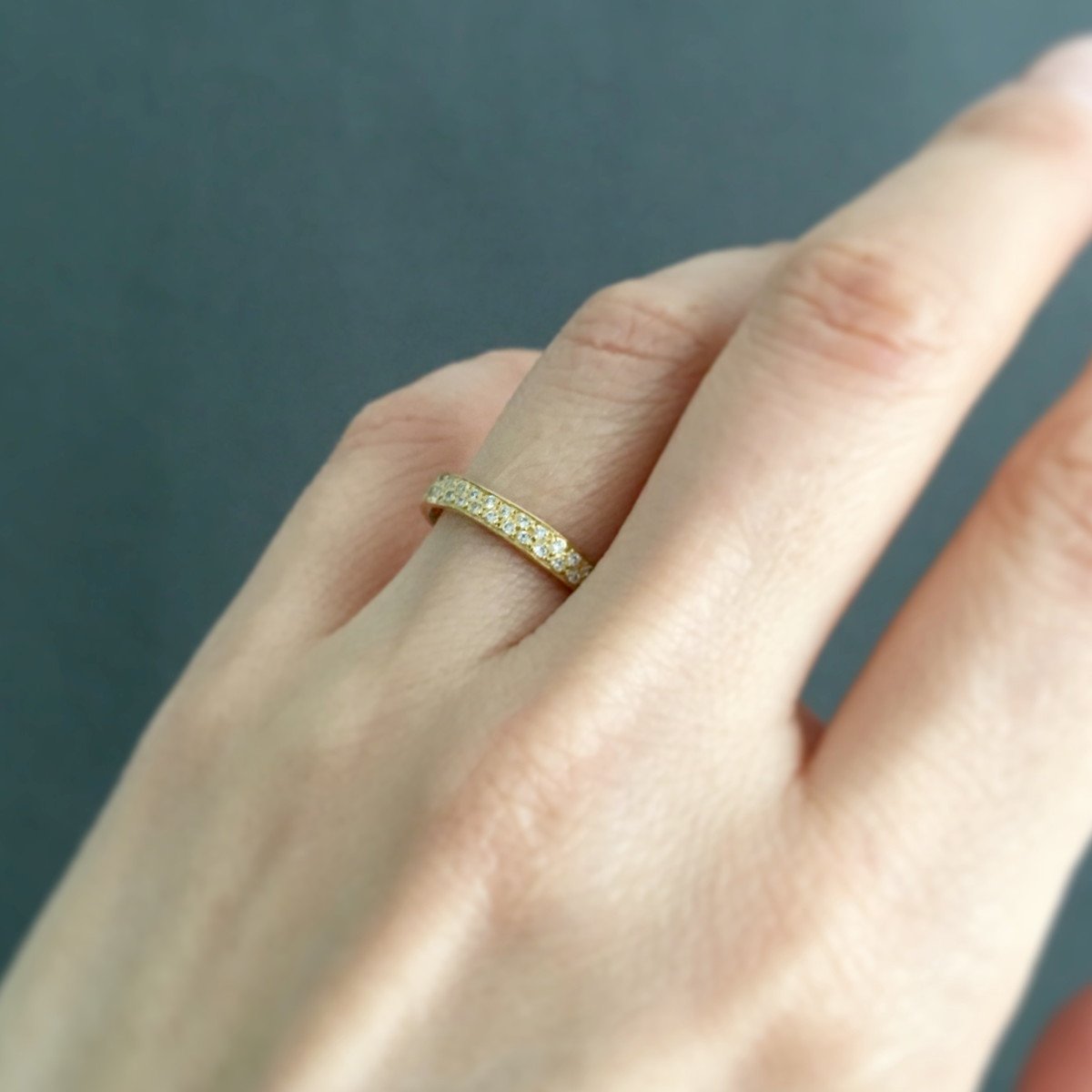 18K Yellow Gold on Model
