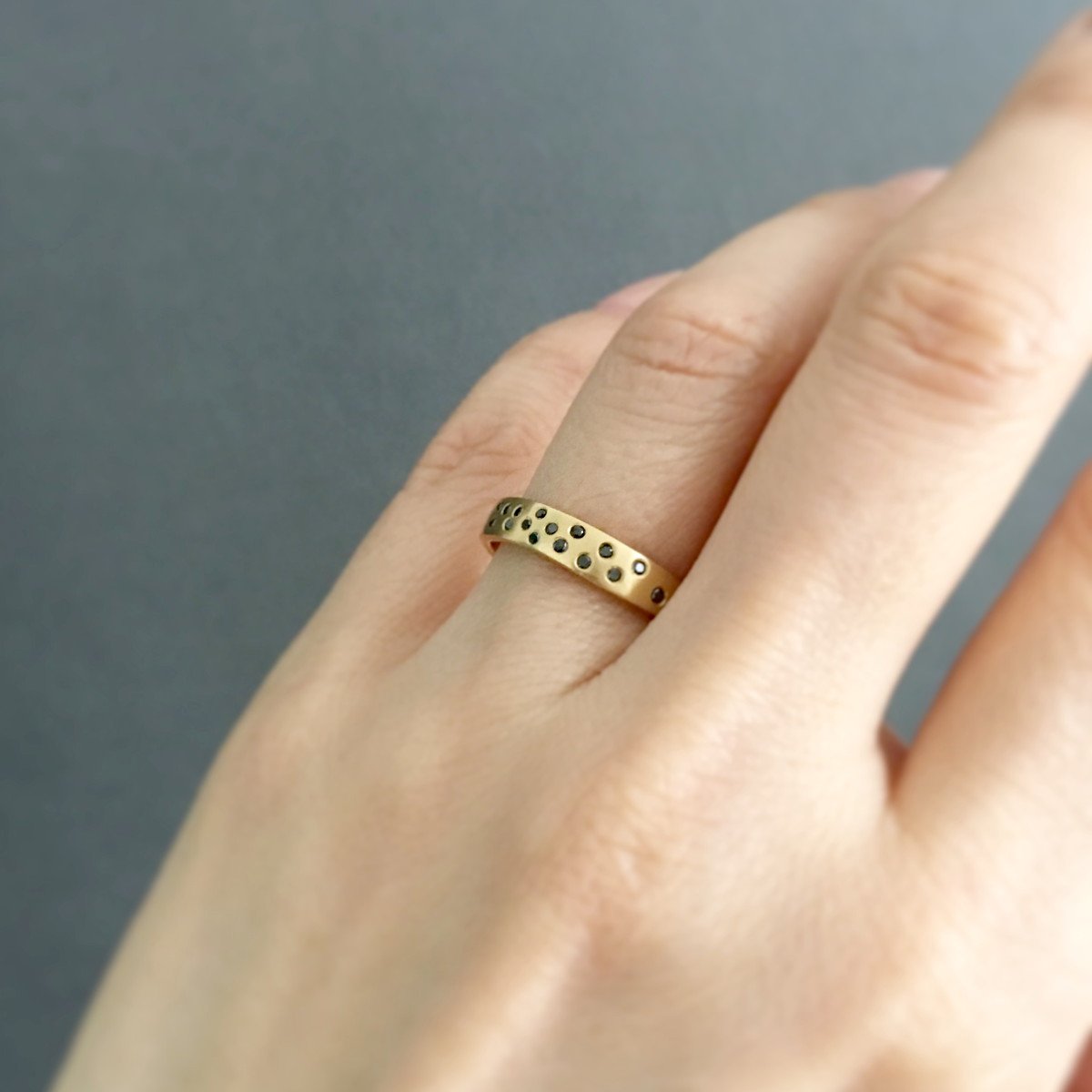18K Yellow Gold on Model