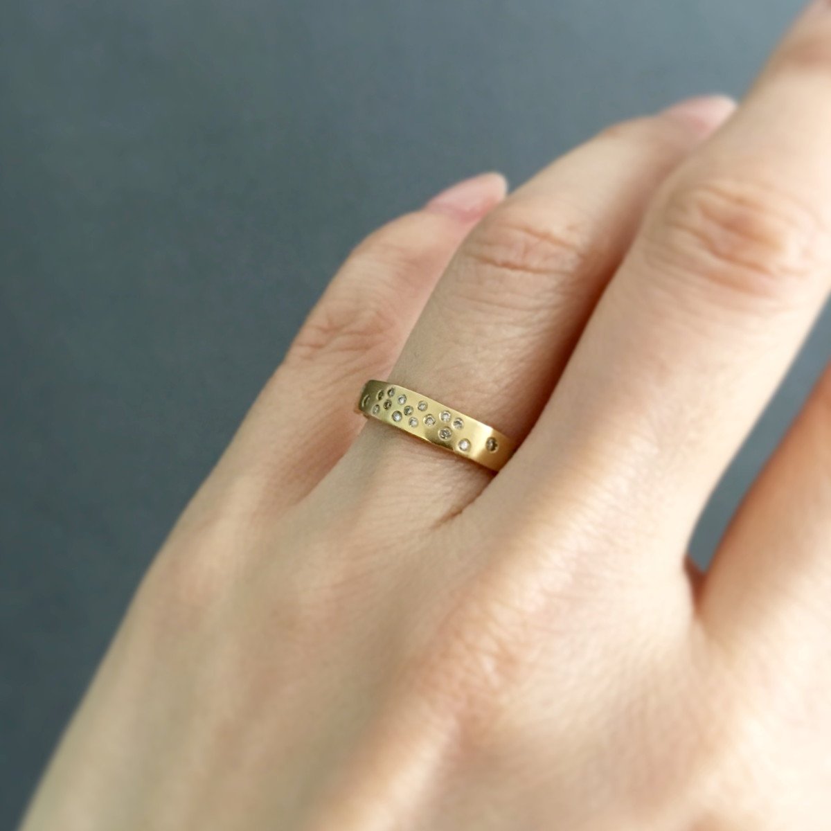 18K Yellow Gold on Model