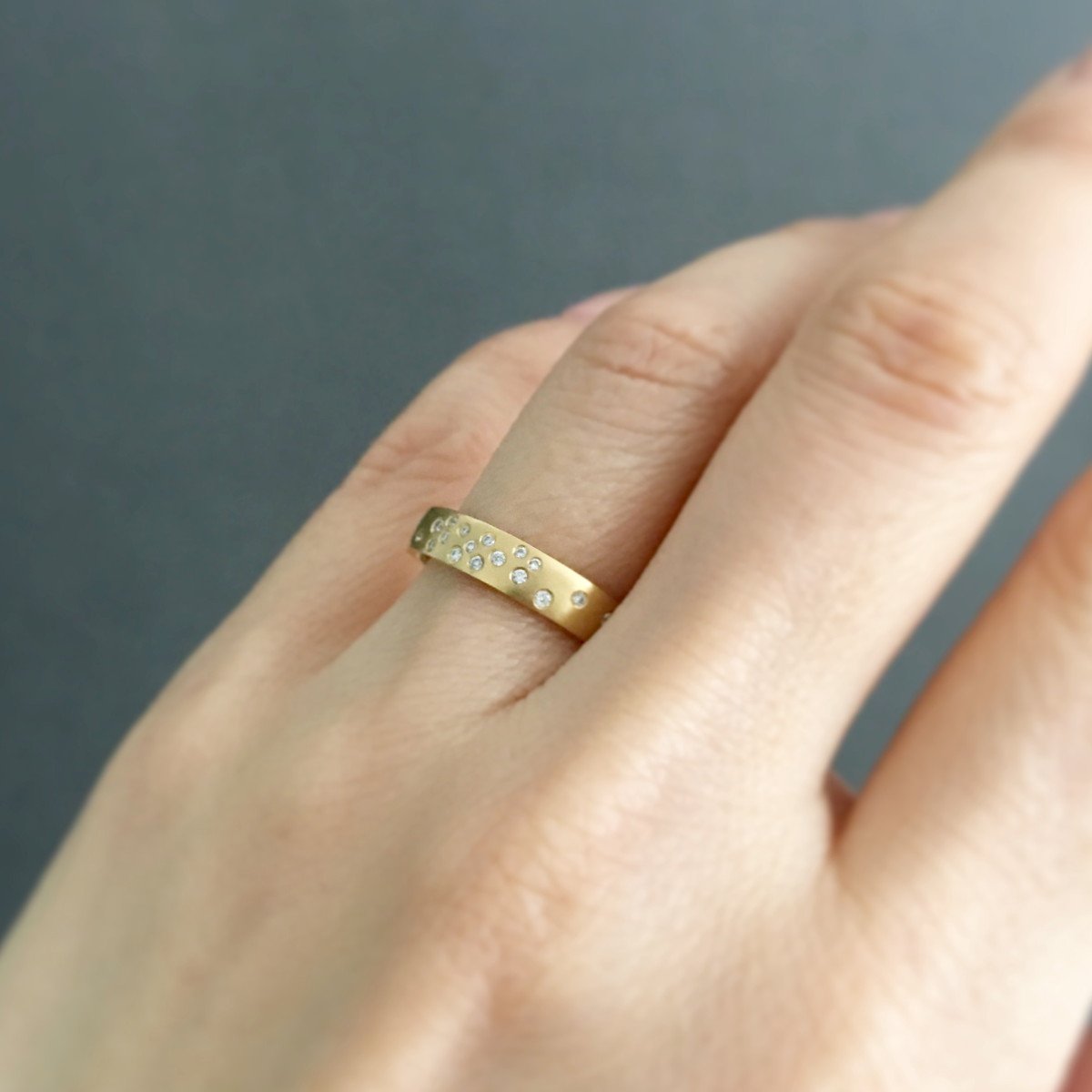 18K Yellow Gold on Model