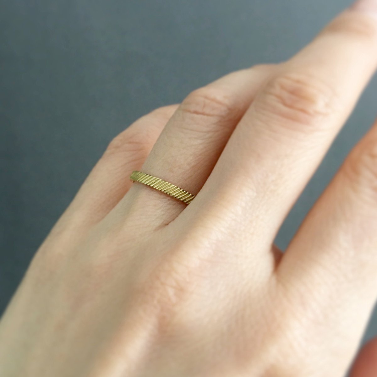 18K Yellow Gold on Model