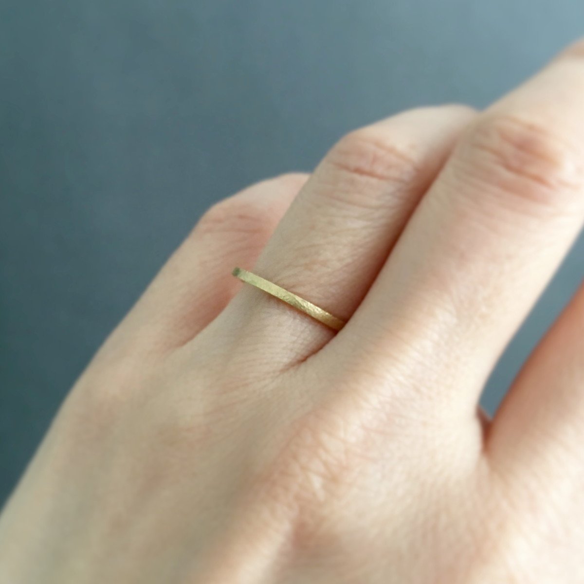 18K Yellow Gold on Model