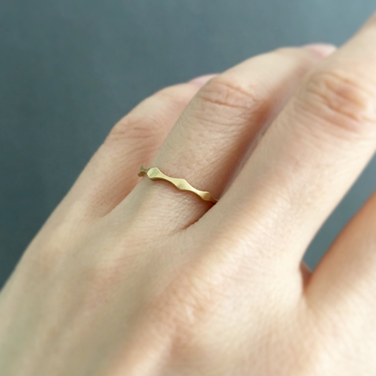 18K Yellow Gold on Model