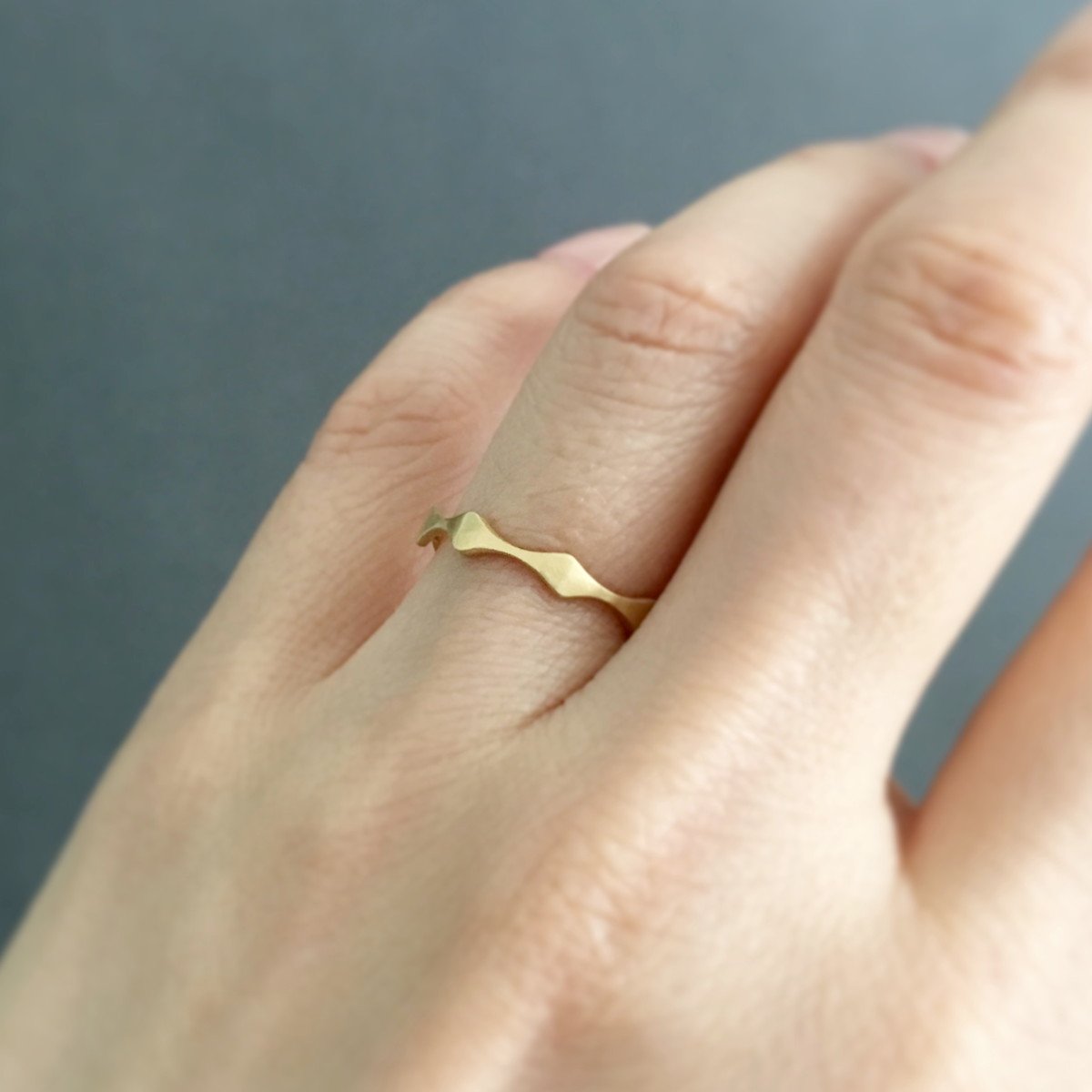 18K Yellow Gold on Model