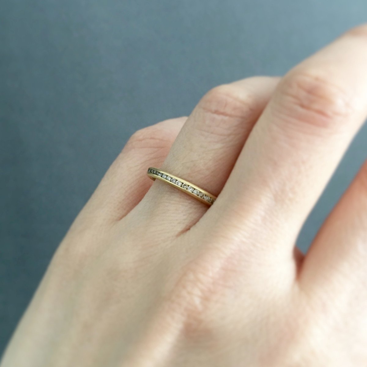 18K Yellow Gold on Model