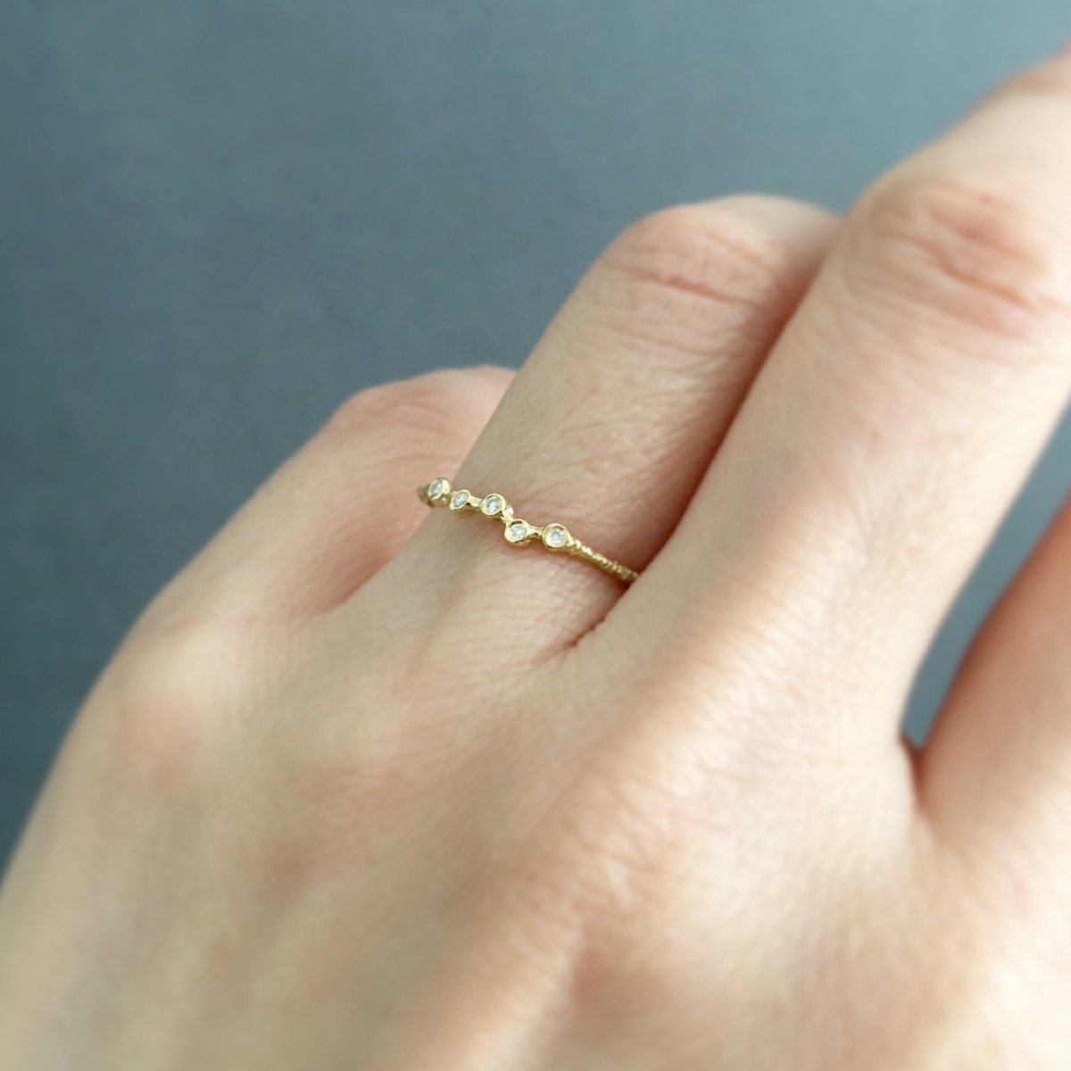 18K Yellow Gold on Model