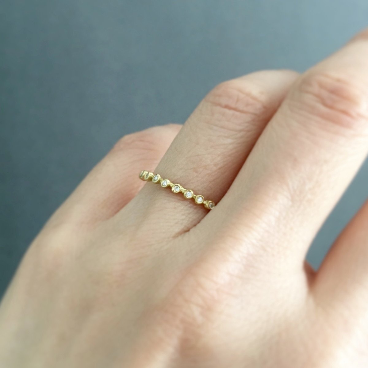 18K Yellow Gold on Model