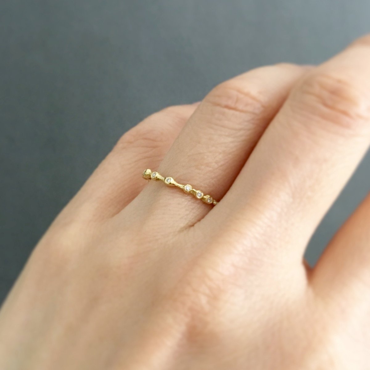 18K Yellow Gold on Model