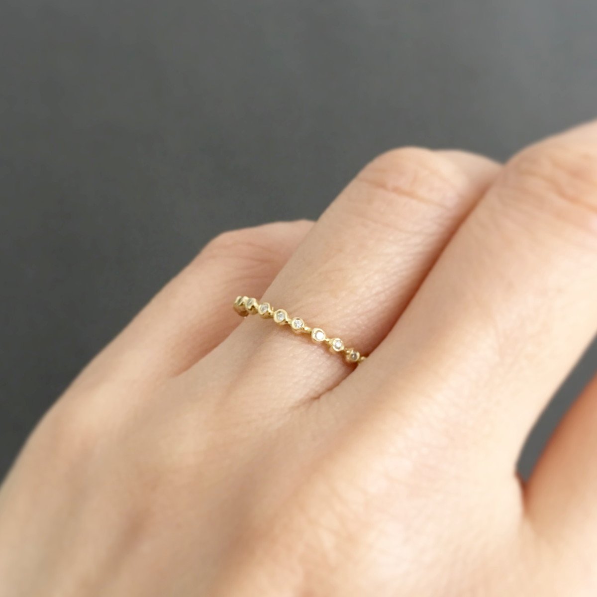 18K Yellow Gold on Model