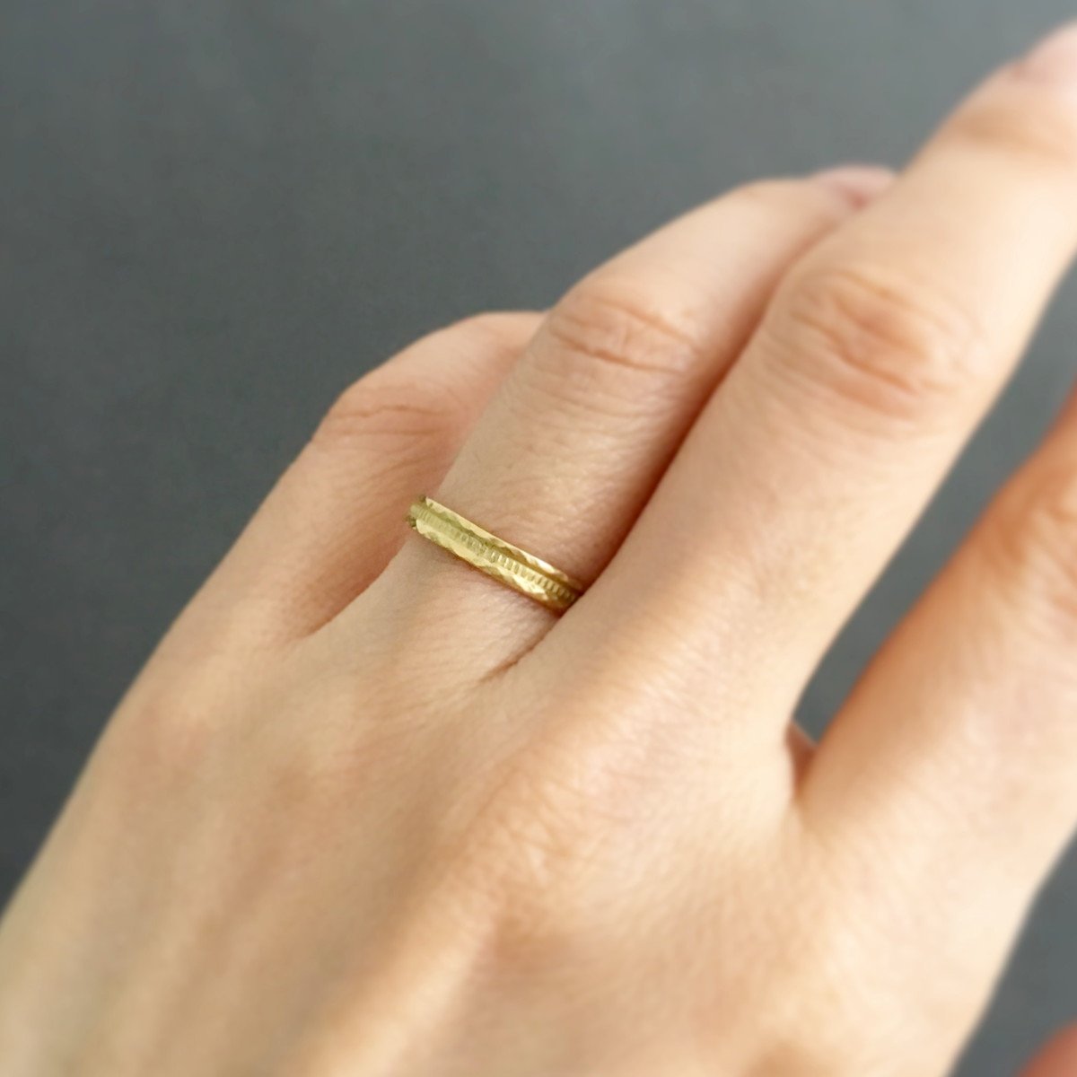 18K Yellow Gold on Model