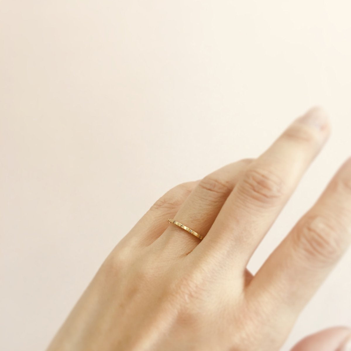 18K Yellow Gold on Model