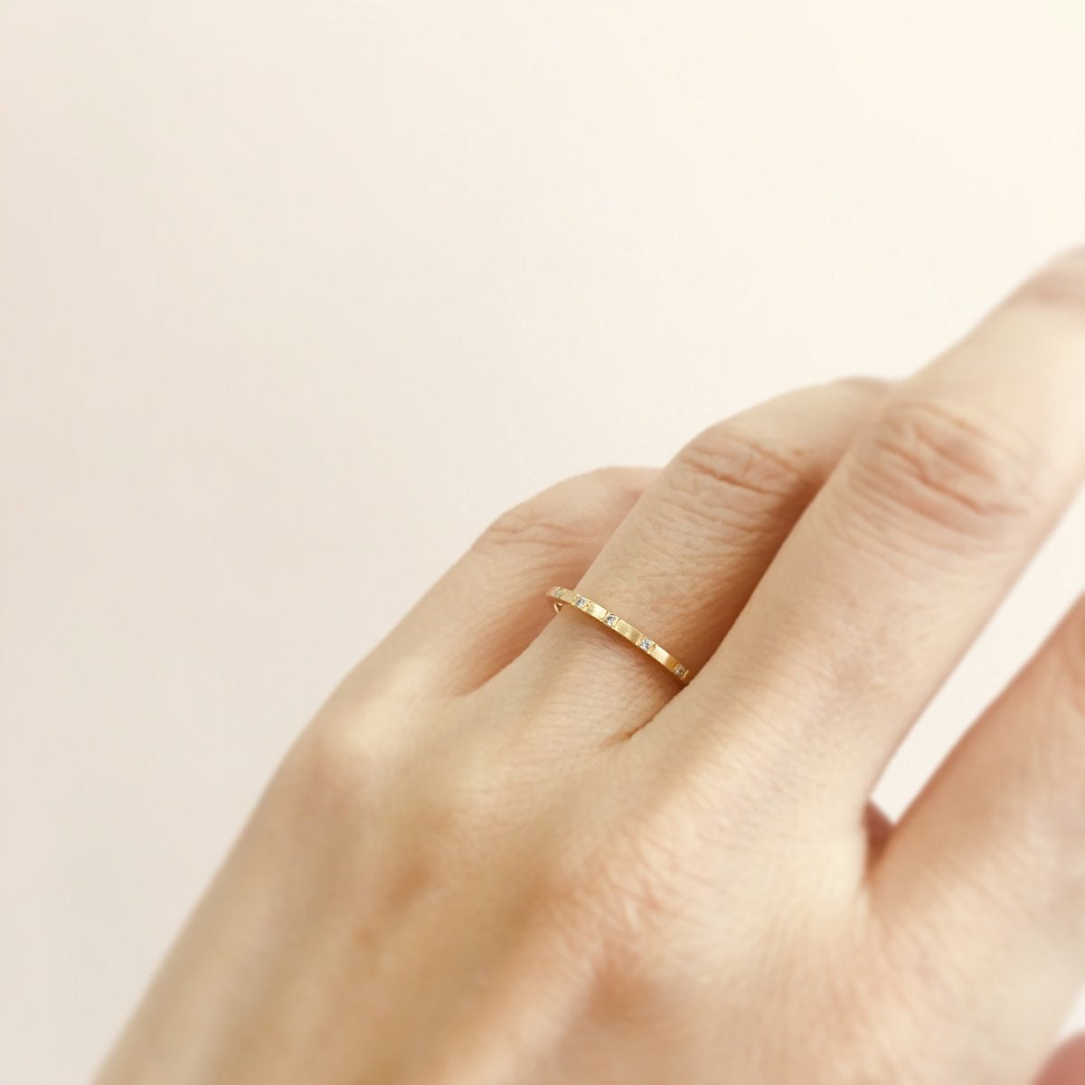 18K Yellow Gold on Model