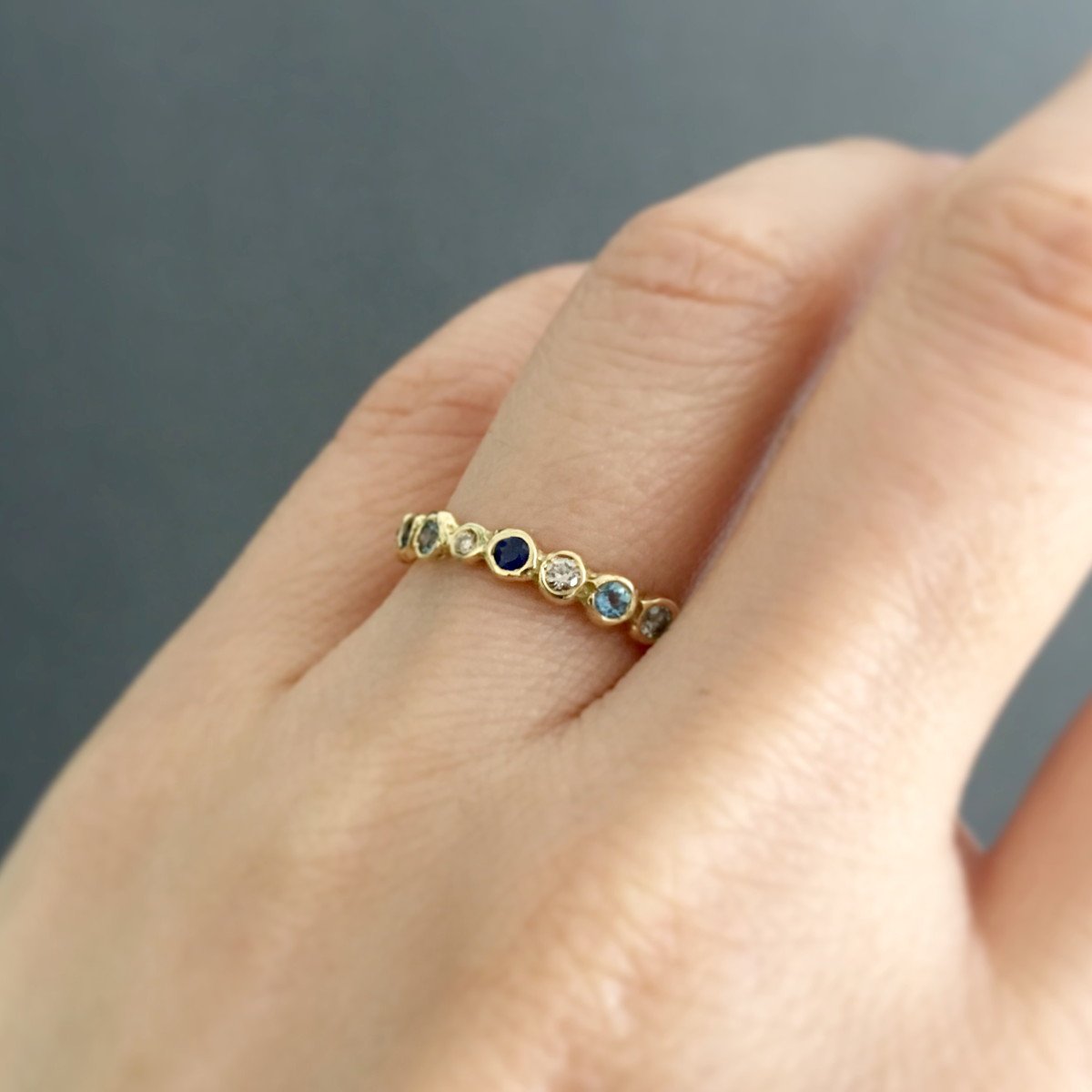 18K Yellow Gold on Model