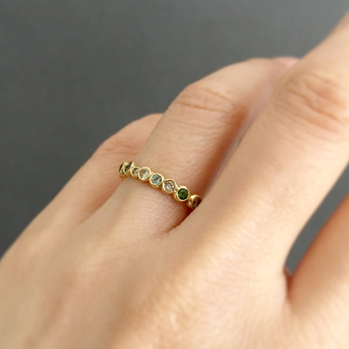 18K Yellow Gold on Model