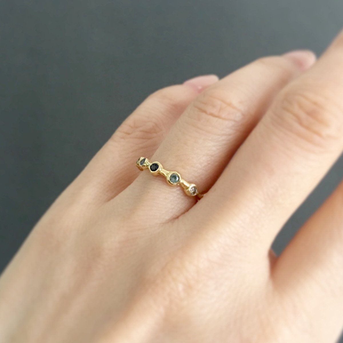 18K Yellow Gold on Model