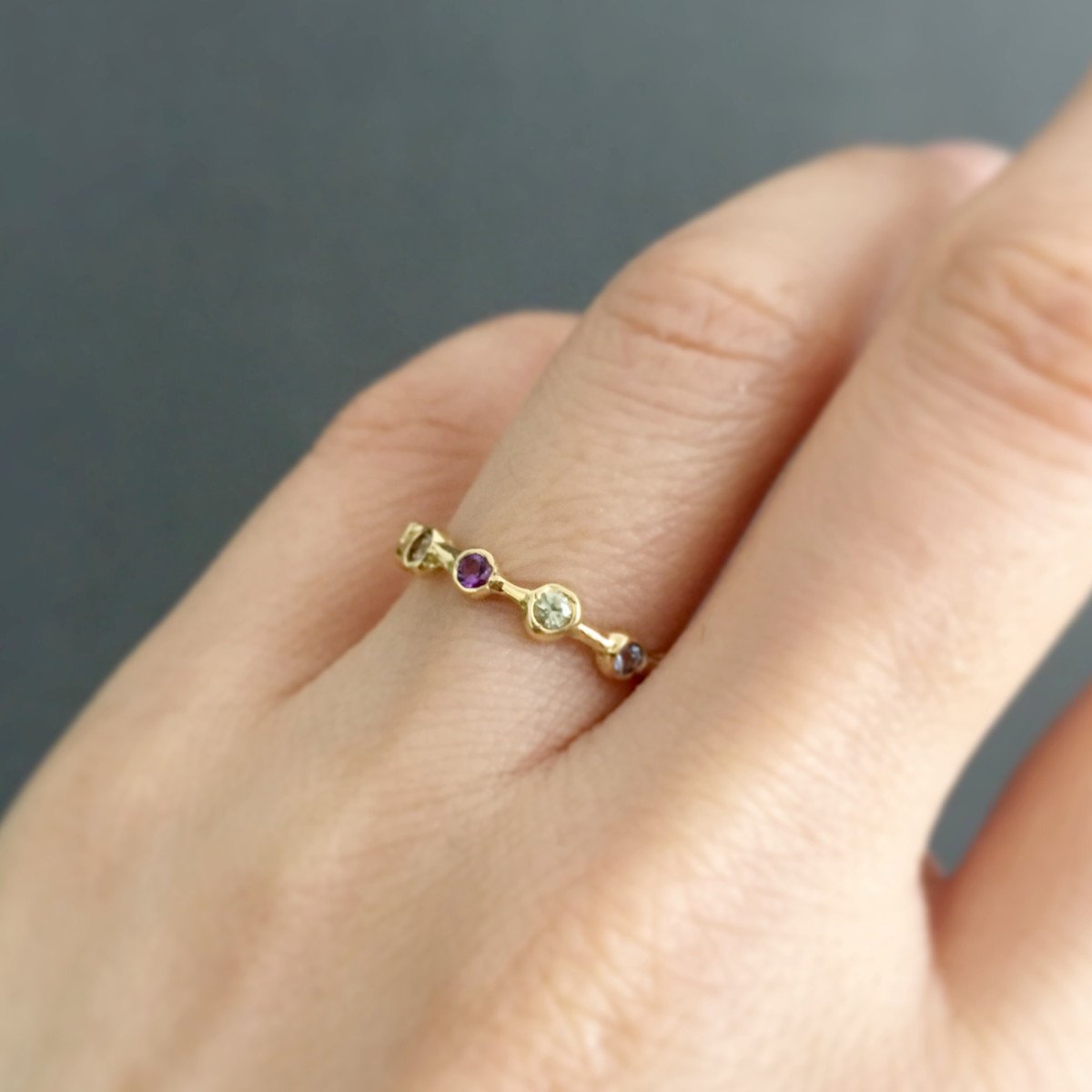 18K Yellow Gold on Model