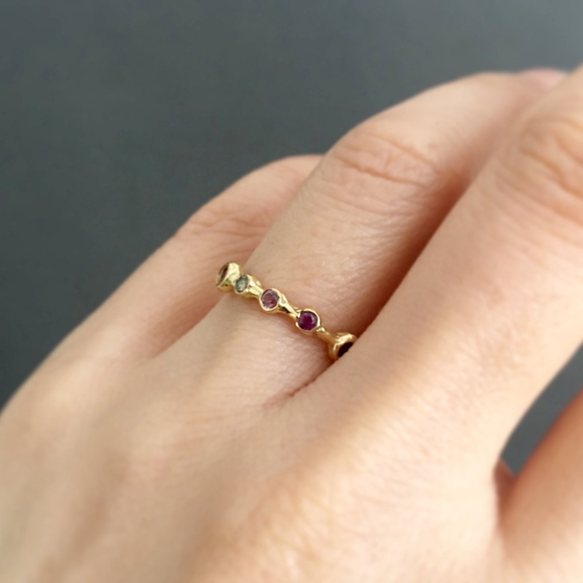 18K Yellow Gold on Model