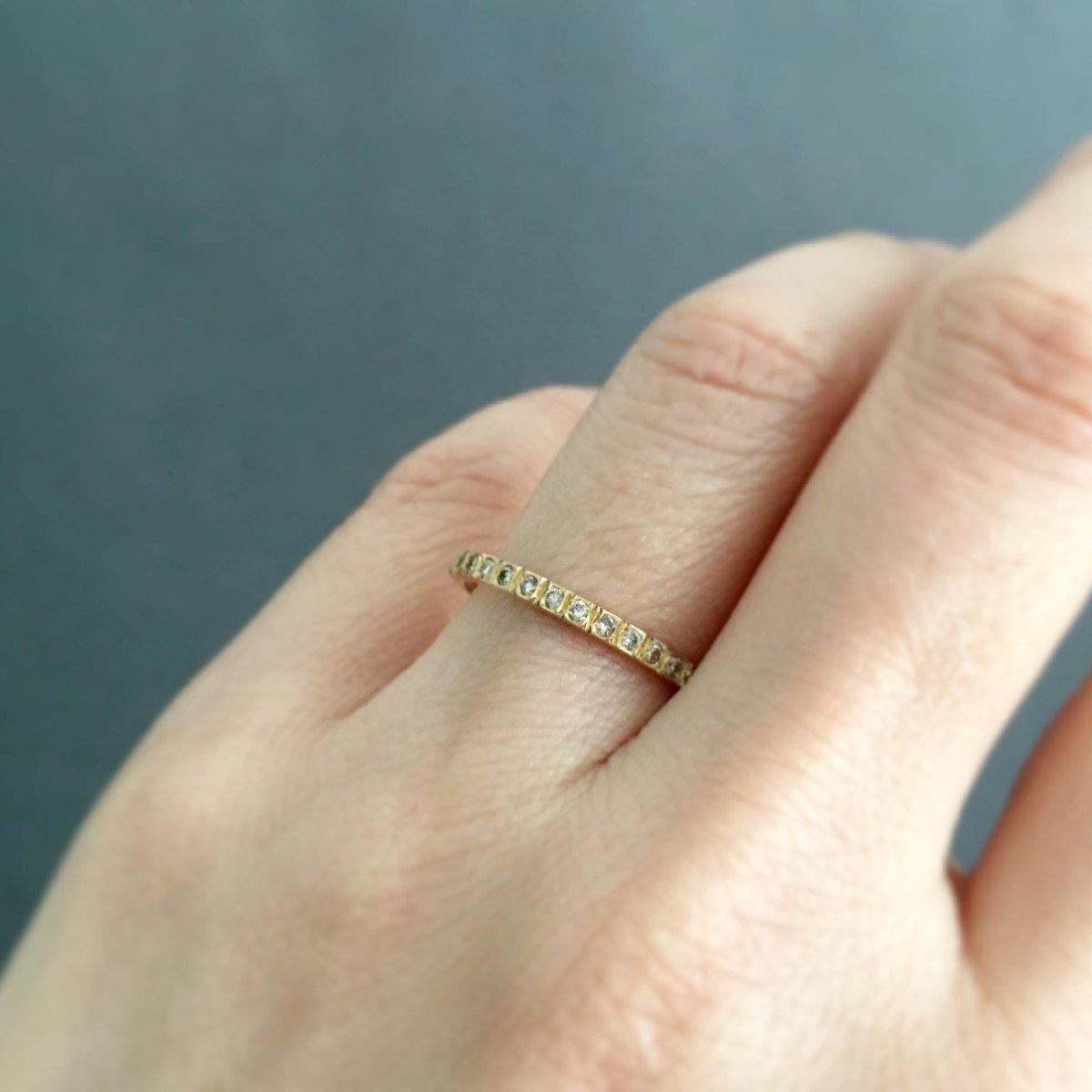 18K Yellow Gold on Model